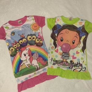 10/$40 Mime Cookies Girls Pajama Nightgowns